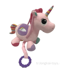 Peluş Unicorn Müzikal Oyuncak Pembe